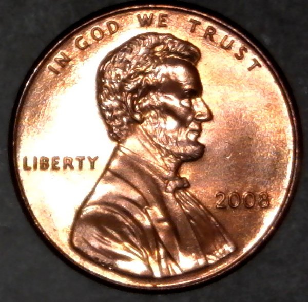 2008-P-Lincoln-Memorial-Cent-With-Huge-Die-Chip!-Aka-Hornet's-Nest